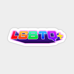 RETRO LGBTQ+ Magnet