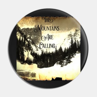 John Muir quote typography mountains are calling and i must go Pin