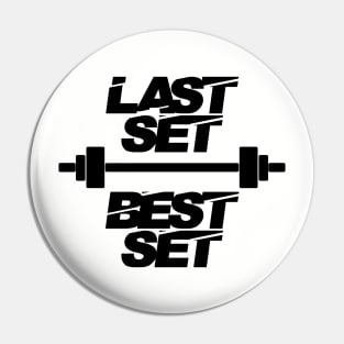 Last Set Best Set Pin