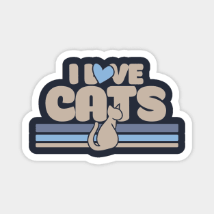 Retro Cat Person Magnet