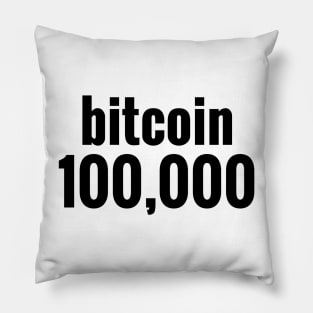 Bitcoin 100000 Pillow