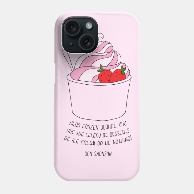 Frozen Yogurt Phone Case by jackraken