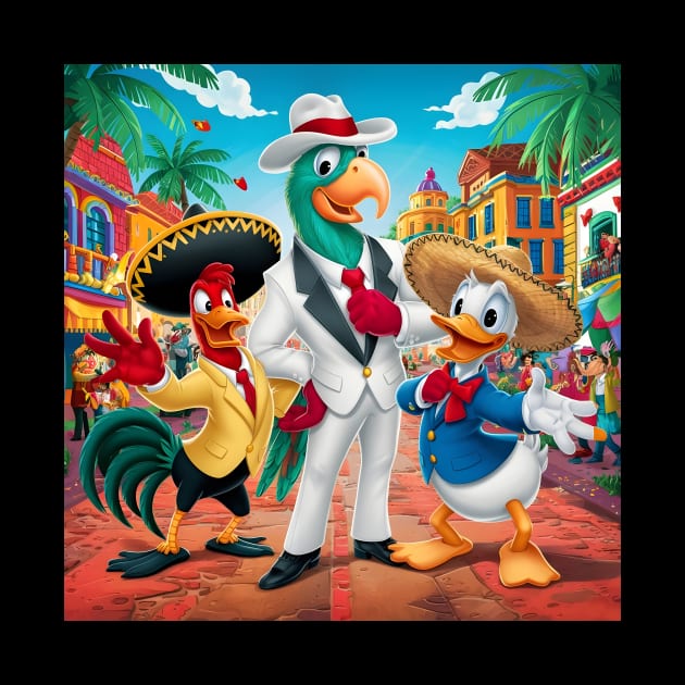 The Three Caballeros by Florian Sallo