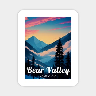 Bear Valley California United States ski Magnet