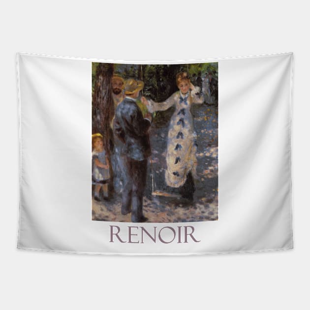 The Swing by Pierre-Auguste Renoir Tapestry by Naves