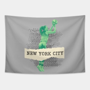 New York City Sabrina Ionescu NYC Minimalist Tapestry