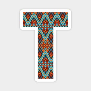 Letter T- boho design Magnet