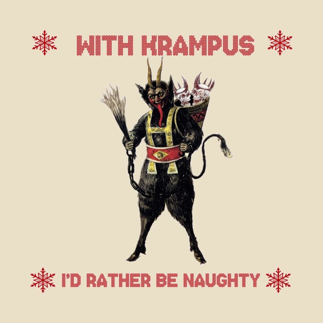 Krampus Rather Be Naughty by ScreamKingsPod