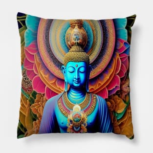 Very Cool Image of a Colorful and Dreamy Buddha Pillow