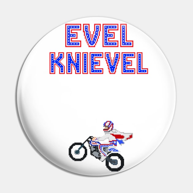 Evil Motorcycle Daredevil Pin by TommySniderArt