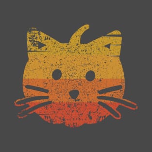 Cute Cat Lover Vintage Style Halloween Pumpkin Costume Idea T-Shirt