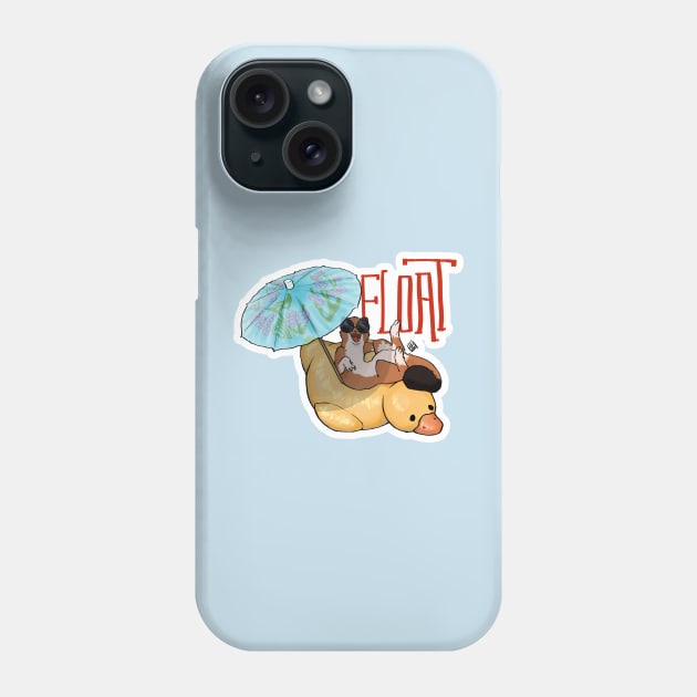 Stoat in a float Phone Case by Weebstick