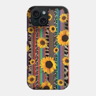 Serape Sunflower Phone Case