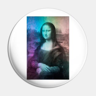 Mona Lisa Holographic Pin