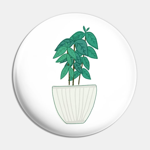 Coffee Plant Pin by Jacqueline Hurd