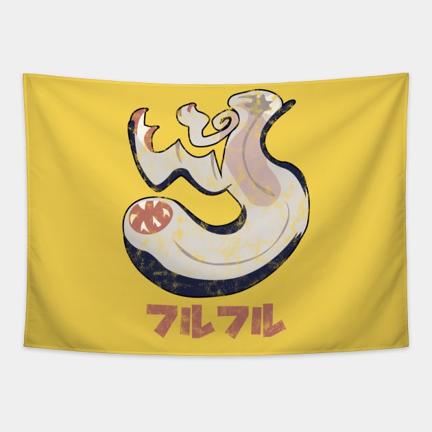 Monster Hunter Rise Khezu Kanji Icon Tapestry by StebopDesigns