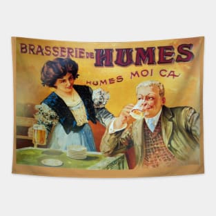 The Brasserie. French vintage poster. Tapestry