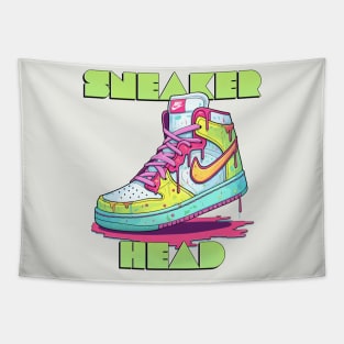 Sneaker Head Tapestry