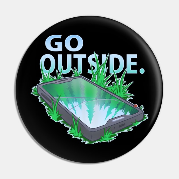 Go Outside Pin by jpowersart