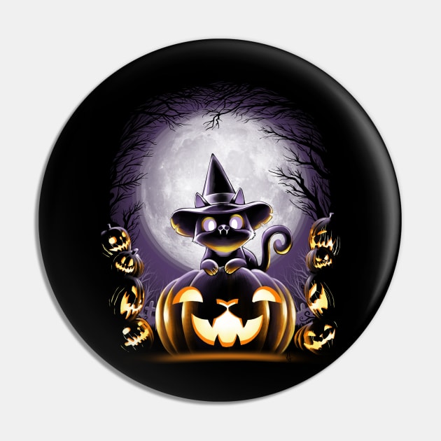 WITCH CAT NIGHT Pin by alemaglia