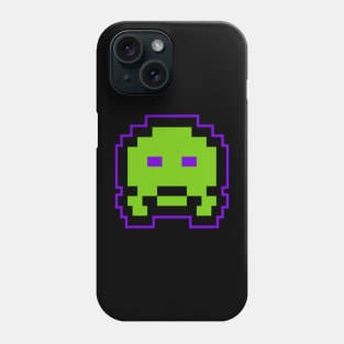 Green Alien Cool Gaming 8 Bit Phone Case