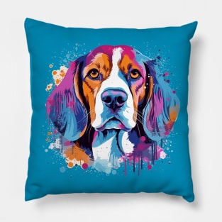 Watercolor Setter Pillow