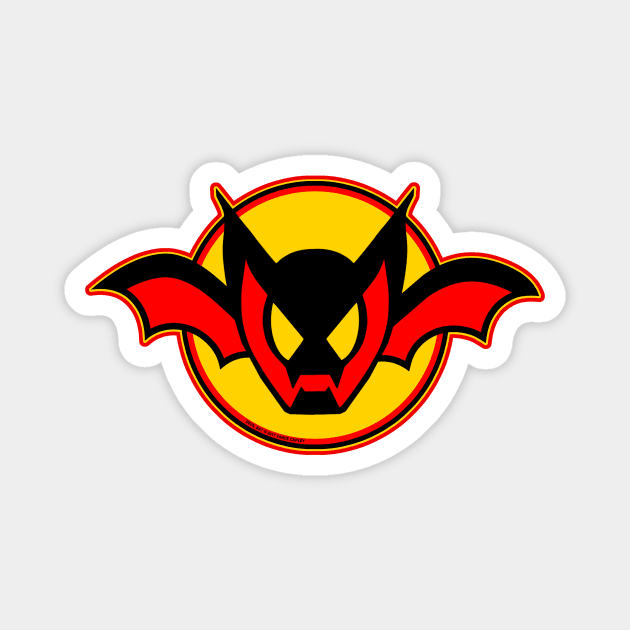 DEVIL BAT LOGO Magnet by VanceCapleyArt1972