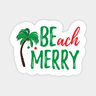 BEach MERRY! Magnet