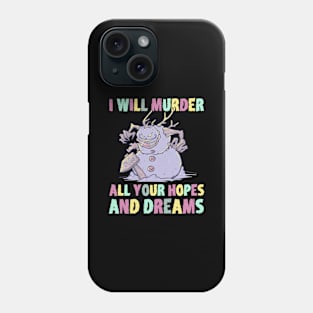 Pastel Goth Snowman Kawaii Gothic  Eboy Egirl Christmas Gift Phone Case