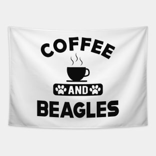 Beagle Dog - Coffee and beagles Tapestry