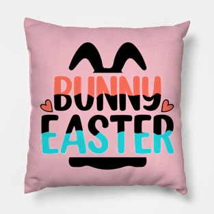 Bunny Easter Happy Easter Day Pillow