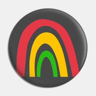 Rainbow Cute Smiley Pin