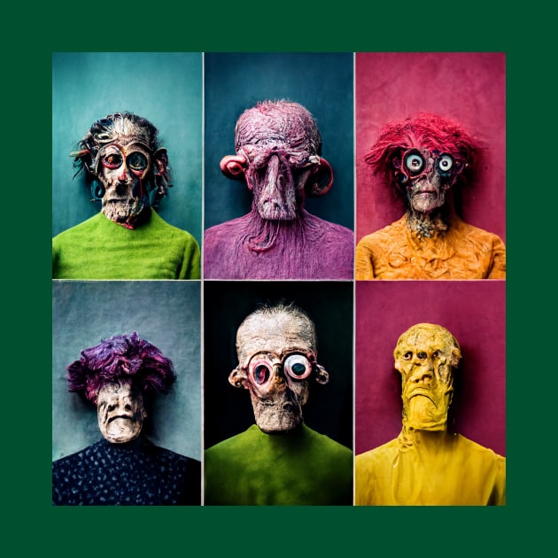 Weirdy Bunch by Tim Molloy Art