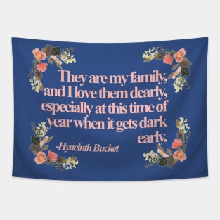 Hyacinth Quotes Tapestry