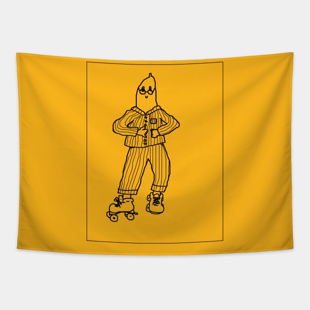 Banana in Pyjama Tapestry by findecinema