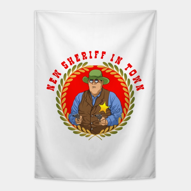 Sheriff Tapestry by Karlov Print