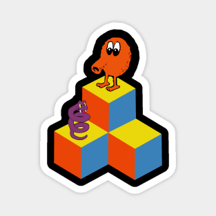 Qbert Game Magnet