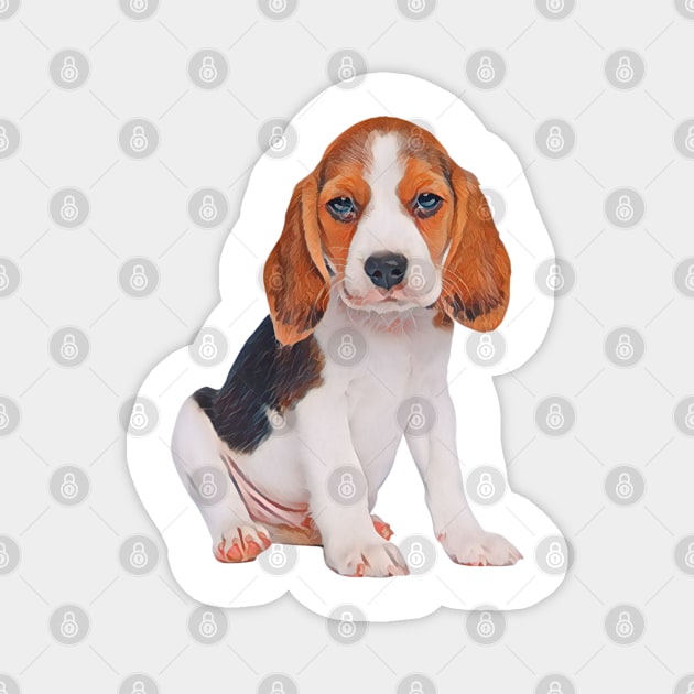 Good Boi (Beagle) Magnet by Dr. Rob's Mean Meme Machine