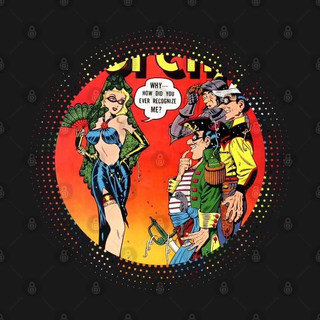 Funny Sexy T-shirt for the Comic Book Geek by Joaddo