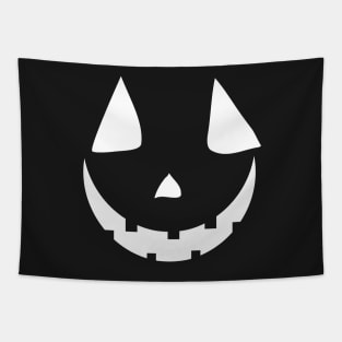 Halloween Pumpkin Face Tapestry