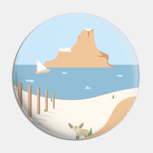 desert and sea Pin