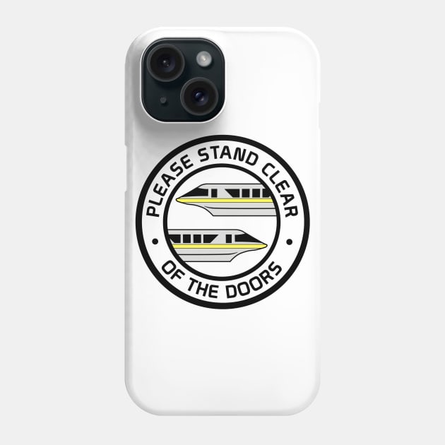 MonorailStandClearYellow Phone Case by WdwRetro