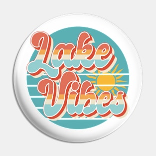 Lake vibes Sun Vacation Summer Retro fashion 80s Pin