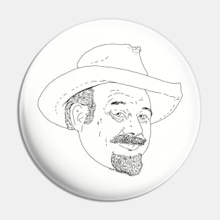 Burl Ives Pin