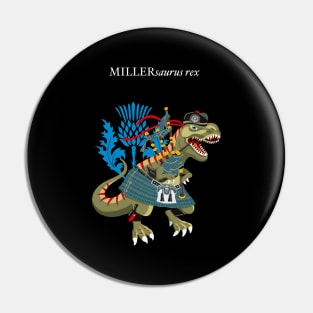 Clanosaurus Rex MILLERsaurus rex Plaid Miller Scotland Ireland Family Tartan Pin