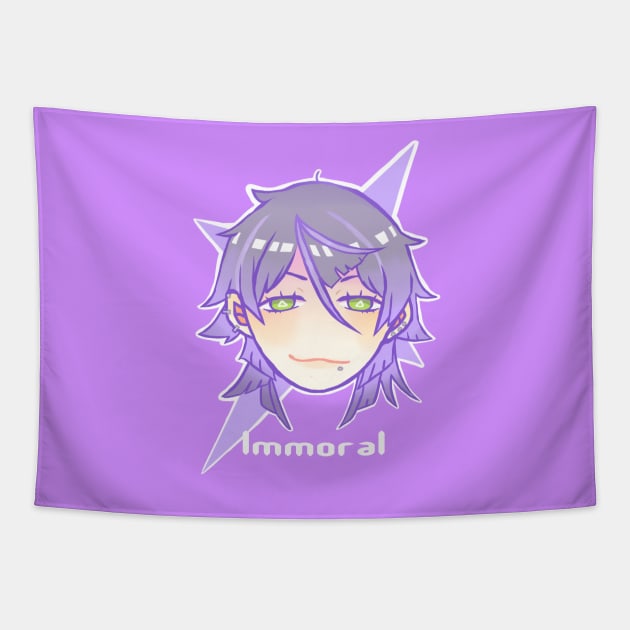 Kiznaiver Hisomu Yoshiharu Tapestry by shootingstarsaver@gmail.com