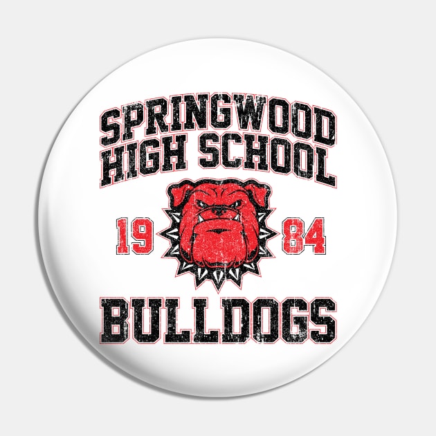 Springwood High School Bulldogs (Variant) Pin by huckblade