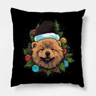 Chow Chow Christmas Pillow