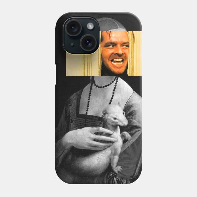 Lady with an Ermine Jack Nicholson Art Phone Case by Paskwaleeno