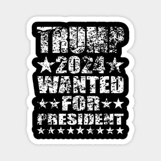 WANTED FOR PRESIDENT Magnet